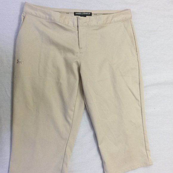 ❄️ UNDER ARMOUR PERFORMANCE WOMENS CAPRIS PANTS SIZE 10 ❄️ - Picture 1 of 5